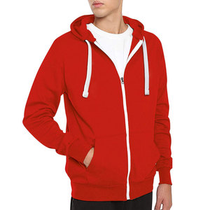 Sudadera con capucha térmica de algodón 100% para hombre, con cremallera completa, cálida, suave, sin forro, de manga larga y corte holgado. - Product Image 3