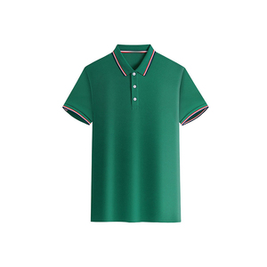 T-shirts de golf décontractés pour hommes de la meilleure qualité 100% tissu de coton tricoté pur pour polos - Product Image 5