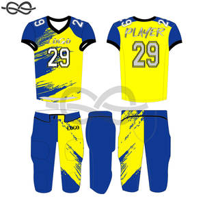 Uniforme de fútbol americano a la venta a precio competitivo Uniforme de fútbol americano juvenil Jersey de diseño personalizado - Product Image 1