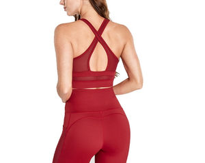 Qualité supérieure Logo personnalisé Femmes Vêtements de sport Leggings et hauts de yoga Ensemble de fitness yoga à vendre - Product Image 6