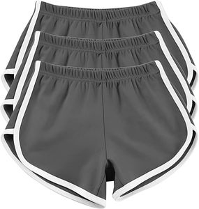 Pantalones cortos de playa de Yoga de cintura alta personalizados para mujer, pantalones cortos en blanco personalizados con logotipo lavado transpirable de Color sólido recién llegados de talla grande para mujer - Product Image 5