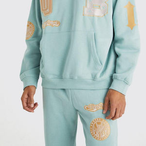 Chándal deportivo con logotipo personalizado para hombre, chándal de otoño, chándal OEM con sudaderas con capucha y chándales para correr - Product Image 2