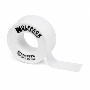 Nastro PTFE Wolfpack 19 mm x 15 m (Confezione da 10 rotoli) - Product Image 1