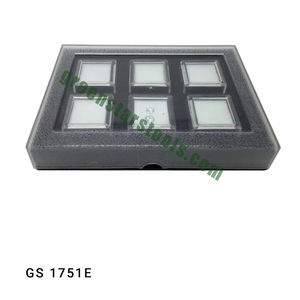 Juego de 6 bandejas de gemas de plástico GS 1751F para almacenar hallazgos de joyería-Herramientas de joyería esenciales - Product Image 1