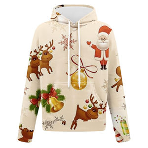 Sweat-shirt à capuche unisexe en coton personnalisé avec logo imprimé, décontracté, de luxe, broderie en gros, lourd, uni, pour homme, 2026 - Product Image 2