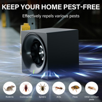 Répulsif à souris ultrasonique, dispositif anti-rongeurs non chimique pour la maison, le bureau, l'entrepôt, solution sûre et humaine de lutte contre les nuisibles
