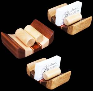 Porte-cartes en bois massif éco-responsable pour cartes bancaires, léger et fin, étui pour cartes de crédit - Product Image 1