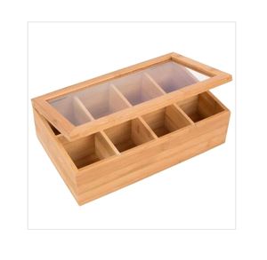 Wooden Wood <b>Spice</b> Box <b>Spices</b> <b>Storage</b> Container <b>Spice</b> Box Organic Salt Box with Sale Product Free Sample - Product Image 2
