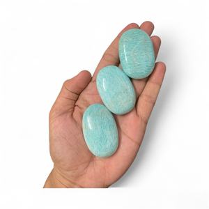 Vente en gros MUNTAHA AGATE Pierre de paume ovale polie en œil de tigre de qualité supérieure, cristal de guérison, collection métaphysique Feng Shui, Inde - Product Image 5