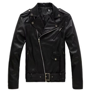 2025 Venta caliente ropa de hombre chaqueta de cuero nueva moda hombres chaqueta de cuero a prueba de viento chaqueta de cuero - Product Image 3