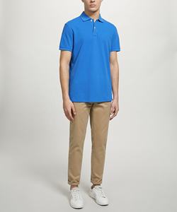 เสื้อโปโลแขนสั้นสำหรับผู้ชายเสื้อยืดผ้าฝ้าย100% พลัสไซส์ระบายอากาศได้ใส่สบายออกแบบโลโก้ได้ตามต้องการ - Product Image 2