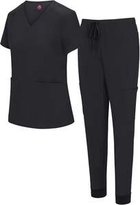 Survêtement unisexe en coton et polyester, uniformes médicaux avec vestes pour médecins et infirmières, vente en gros d'hôpital - Product Image 3