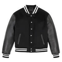 Veste d'hiver graffiti en tissu lourd personnalisée pour hommes Logo personnalisé patchs brodés Veste de baseball de qualité supérieure pour hommes