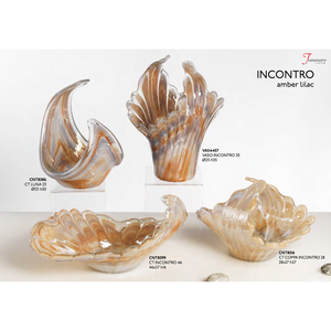 Centro de mesa de cristal italiano de alta calidad para decorar la casa en un color lila ámbar especial para hacer que cualquier habitación sea única - Product Image 4