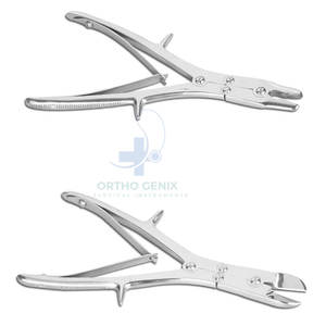 Pince à os en acier inoxydable Double action manuelle de haute qualité pour usage orthopédique hospitalier - Product Image 2