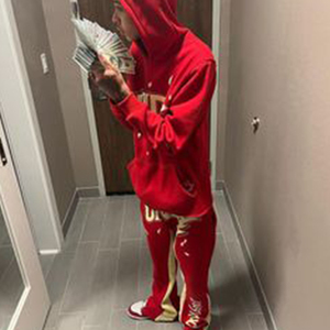 ชุดวอร์มกางเกงวิ่งขนแกะและมีฮู้ดชุดวอร์มฤดูหนาวระบายอากาศได้ดีเป็นมิตรกับสิ่งแวดล้อม - Product Image 4