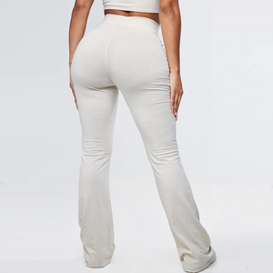 Chándal de estilo acampanado para mujer con tasa de fábrica, fabricantes de ropa 2025, chándales acampanados personalizados para mujer - Product Image 3