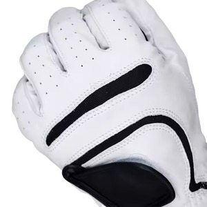 Par de guantes de golf de cuero Cabretta de moda para mujer con logotipo personalizado suave y transpirable para deportes - Product Image 4