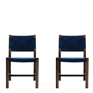 Silla de comedor de restaurante de diseño japonés moderno hecho a mano de Indonesia nueva madera y cuerda tejida para uso en exteriores y hoteles - Product Image 6