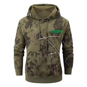 Sweat à capuche pour homme, design OEM personnalisé, 100% coton, molleton/tissu éponge français, séchage rapide, respirant, sweat à capuche d'hiver, logo personnalisé sur le devant - Product Image 5