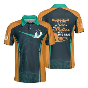 Polo de golf personnalisé de haute qualité personnaliser le logo polo de golf de sport en polyester 100% à séchage rapide pour hommes - Product Image 1