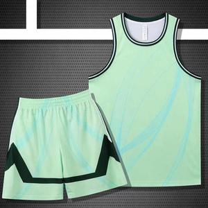 Ensemble d'uniformes de basket-ball personnalisés de haute qualité respirants et légers avec fonction de taille supérieure Tissu doux tendance Bas quantité minimale de commande - Product Image 3