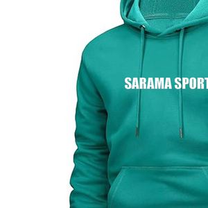 Sweat à capuche d'hiver pour homme avec logo personnalisé sur le devant, en tissu polaire, design respirant et respectueux de l'environnement - Product Image 6