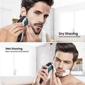 Afeitadora Eléctrica Recargable para Hombre, Húmeda/Seca, con 3 Cabezales Rotatorios, Impermeable IPX7, Mini Afeitadora para Cara y Cuerpo, para Uso en Autocaravanas - Product Image 2