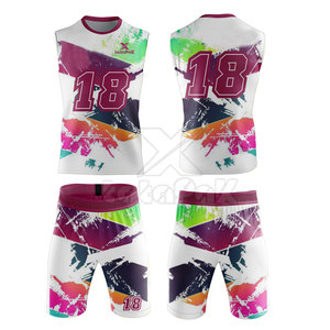 Tenue de sport d'équipe professionnelle pour l'entraînement et les matchs, uniforme 7v7 adapté aux performances élevées, polyester respirant - Product Image 2