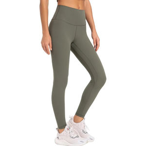 Mallas de cintura alta sin costuras para mujer, pantalones de yoga al por mayor, ropa deportiva de compresión, ropa de gimnasio, proveedor de impresión personalizada OEM - Product Image 1