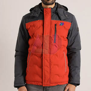 Chaqueta de Invierno Acolchada con Capucha, Transpirable y Resistente al Viento, de Primera Calidad para Hombre, con Logotipo Frontal, Venta Directa de Fábrica - Product Image 1