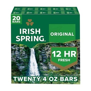 Hot sales Irish Spring Original Clean Solid Mineral Whitening Bar <b>Soap</b> for Men 20 Ct. Normal/All Skin Types - Product Image 4