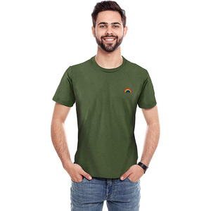 เสื้อยืดปักลายทรงสลิมฟิตแขนสั้นสำหรับผู้ชายเสื้อฮิปฮอปโอเวอร์ไซส์สไตล์ใหม่สำหรับฤดูร้อน - Product Image 3