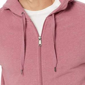 Vente en gros de sweats à capuche surdimensionnés d'hiver pour hommes 100% coton polaire coupe régulière pull solide Streetwear - Product Image 5