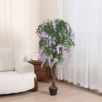 Arbre artificiel de fleurs de cerisier pour la décoration de la maison, des mariages, des fêtes et des jardins, décoration d'arbre de Noël artificiel