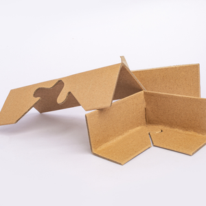 Vina Green Pack autocollants d'angle en papier Service personnalisé Autocollants de bord en papier kraft en carton brun respectueux de l'environnement - Product Image 1