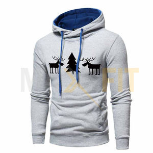 เสื้อฮู้ดสวมหัวแขนยาวทรงสลิมฟิต,เสื้อฮู้ดแบบสวมศีรษะผ้านิ่มดีไซน์ล่าสุดระบายอากาศ - Product Image 5