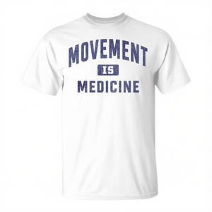 T-Shirt per Medici Sportivi e Fisioterapisti 'Il Movimento è Medicina' Abbigliamento Promozionale - Product Image 2