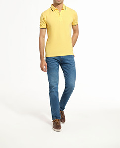 Última moda de los hombres de polos de manga larga al por mayor de encargo clásico de los hombres abotonada Polo camisetas de los hombres polos - Product Image 4