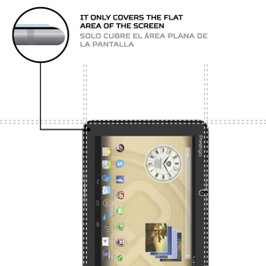 ตัวป้องกันหน้าจอ ANTISHOCK สำหรับเพรสติจิโอ มัลติแพด เรนเจอร์ 5287 แท็บเล็ตฝาครอบป้องกันระดับพรีเมียม - Product Image 4