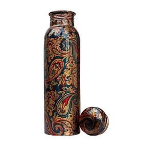 Bouteille d'eau en cuivre au design antique Fabricant de gros Nouveau design Bouteilles d'eau potable en cuivre pur faites à la main Exportateur - Product Image 6