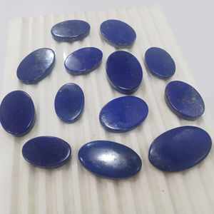 Piedras Preciosas Sueltas de Primera Calidad, Cabujón de Piedra Lunar Melocotón Natural y Lapislázuli Azul para la Fabricación de Joyas - Product Image 1