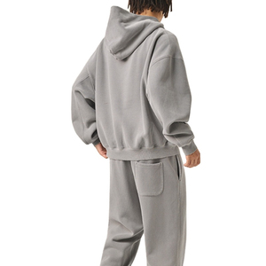 En stock hommes sweats à capuche respirant nouveau style hommes sweats à capuche coton mélangé sur mesure hommes sweat à capuche surdimensionné - Product Image 3