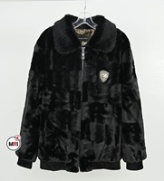 Veste matelassée coupe-vent respirante de haute qualité pour homme, nouvelle collection hiver, en velours noir et sherpa, personnalisable, vente en gros OEM