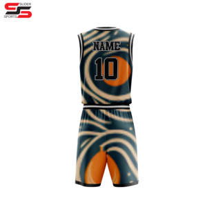 Camiseta de baloncesto sublimada personalizada OEM de alta calidad, fabricación de ropa deportiva, uniformes de baloncesto de poliéster, estampado de verano - Product Image 2