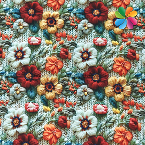 Tela de Seda 100D con Estampado Digital, Diseño Floral 3D, Material Suave, Transpirable y Liso, OEM y ODM - Product Image 1