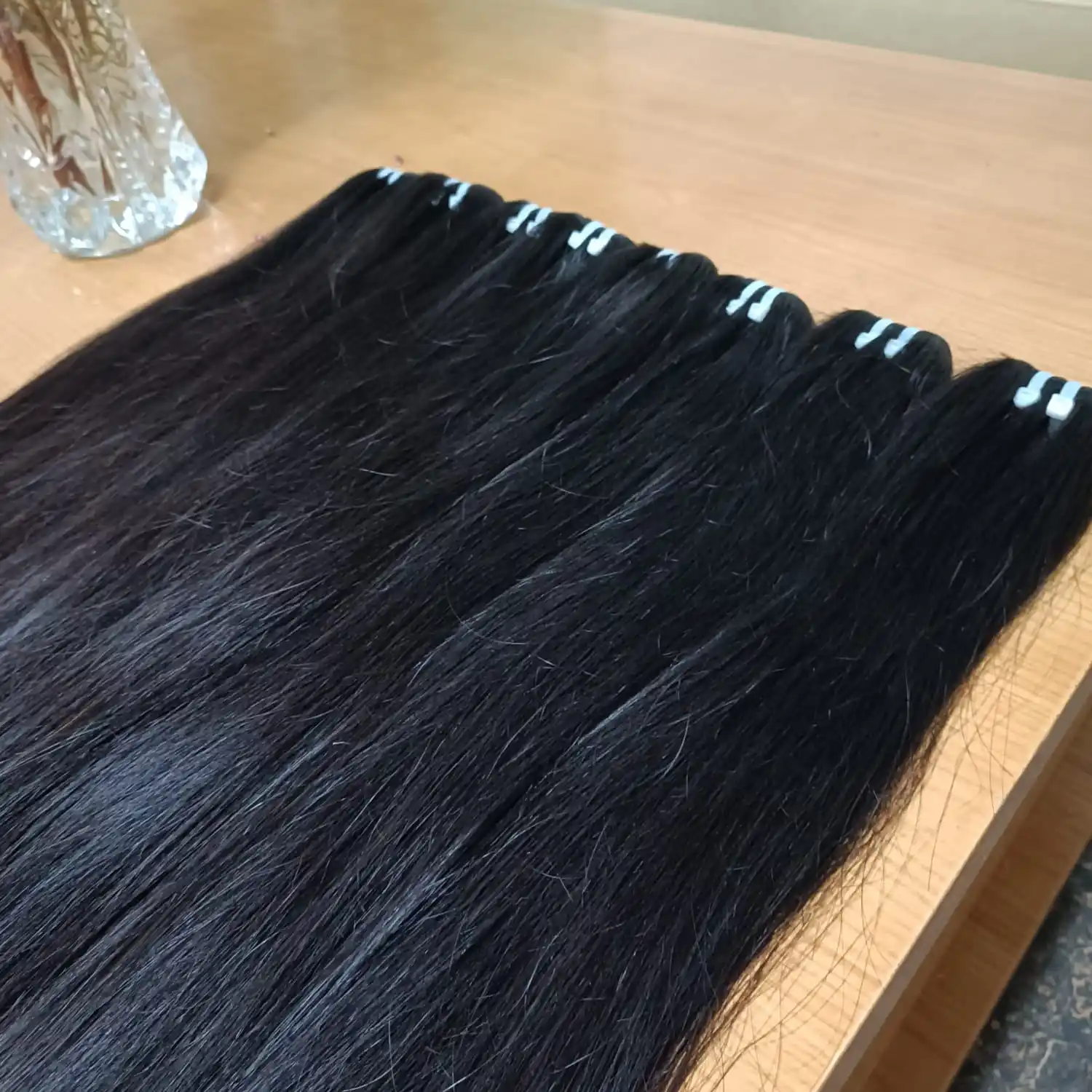 Top produit couleur naturelle cheveux lisses trame cheveux bruts 100% cheveux bruts vietnamiens meilleure vente 2024 de 8 à 32 pouces