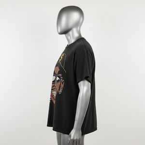 Sợi Nhỏ Nặng 300gsm Cotton/Sợi Tre Dày Quá Khổ Drop Shoulder Áo Thun Nặng Người Đàn Ông Của Thời Trang Đường Phố Cắ<span class=keywords><strong>t</strong></span> Boxy Phù Hợp - Product Image 3