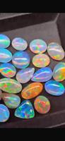 Opale d'Éthiopie naturelle de bonne qualité, cabochon, pierres précieuses en vrac, lot de 3 à 15 mm, opale multicolore, opale Welo, opale de qualité supérieure