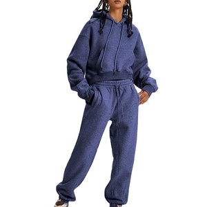 ชุดวิ่งออกกำลังกายสำหรับผู้หญิงชุด2026กางเกงกันหนาวมีฮู้ดชุดผ้าฝ้ายระบายอากาศ - Product Image 5